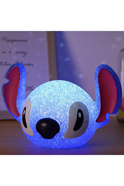 Choice No Box Hot Lilo & Stitch Particle Projection Night Light Cartoon Lilo ...