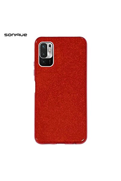 Sonique Θήκη Σιλικόνης Shiny Xiaomi Redmi Note 10 5G / Poco M3 Pro 5G Κόκκινο