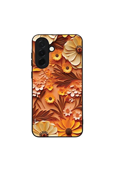Sonique Θήκη 3D Flower Series για Samsung Galaxy A36 5G Πορτοκαλί