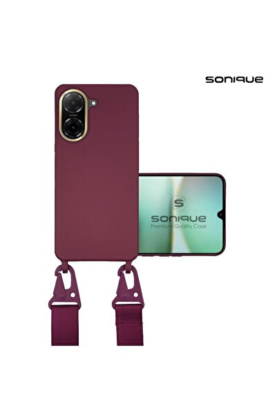 Sonique Θήκη Σιλικόνης με Strap CarryHang Xiaomi Redmi A5 4G (173.45mm) Μπορντό