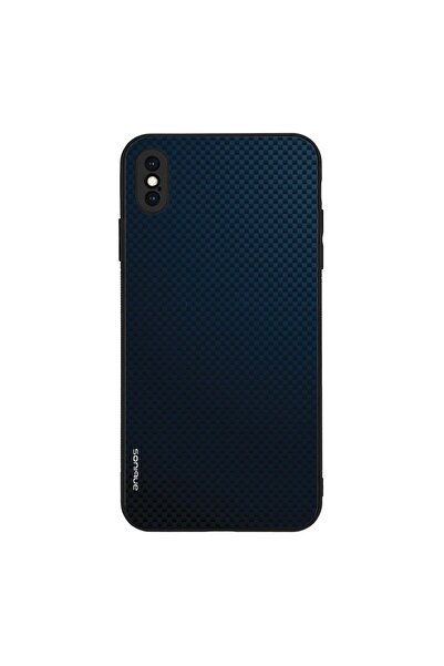 Sonique Θήκη Carbon Series για Apple iPhone XS MAX Μπλε