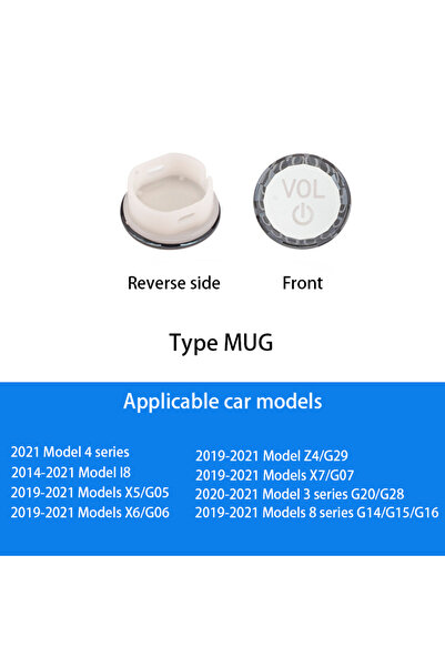 Choice MGU volume knob Crystal Volume Button For BMW MGU G20 G28 G14 G15 G16 ...