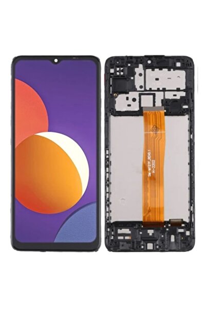 OEM Display pentru Samsung Galaxy M12 (SM-M127), PLS, cu ramă, Negru, LCD, Ec...