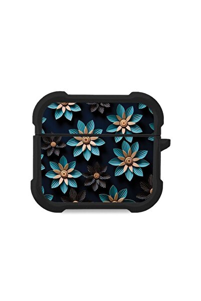 Sonique Θήκη Σιλικόνης 3D Flower Series για AirPods 3 Γαλάζιο