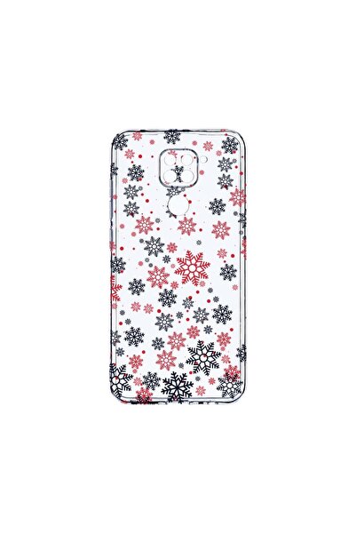 bestcase Прозрачен силиконов калъф 2ММ, съвместим с Xiaomi Redmi Note 9, Снеж...