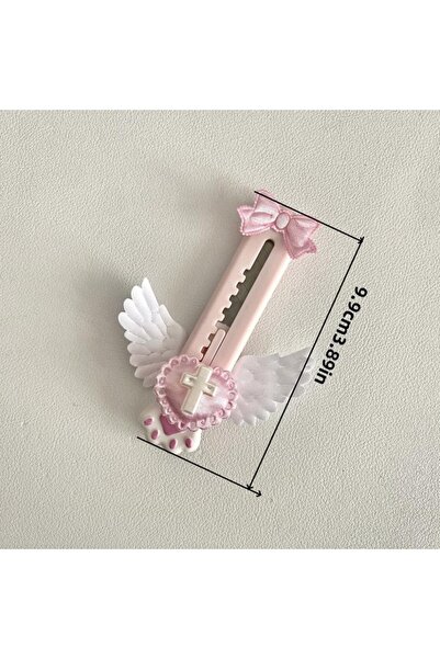 choice2 Pink Cat's Claw Angel Wings Cutter Mini Utility Cutter Retractable Le...