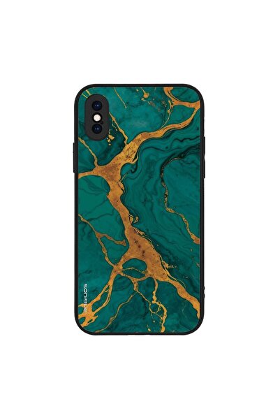 Sonique Θήκη Marble Series για Apple iPhone X / iPhone XS Πράσινο