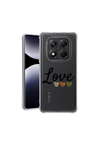 bestcase ¬Æ Husa pentru Xiaomi Redmi Note 14 Pro Plus, Anti Shock 1.5MM, Love...