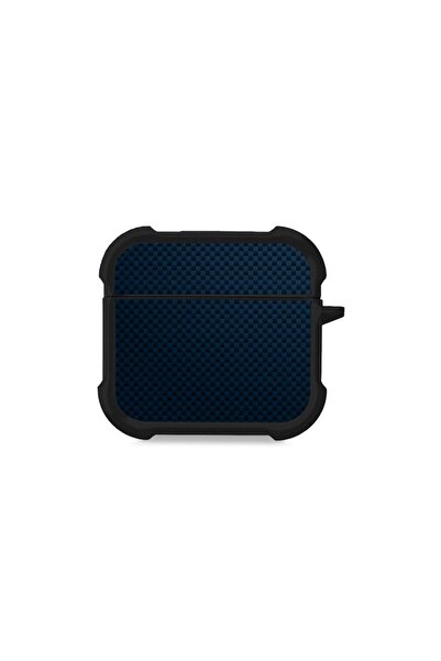 Sonique Θήκη Σιλικόνης Carbon Series για AirPods 4 Μπλε