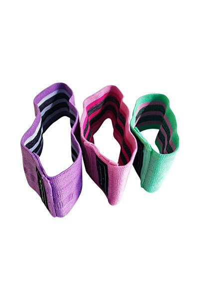 Choice set Fabric Resistance Hip Booty Bands Glute Thigh Elastic Workout Squa...