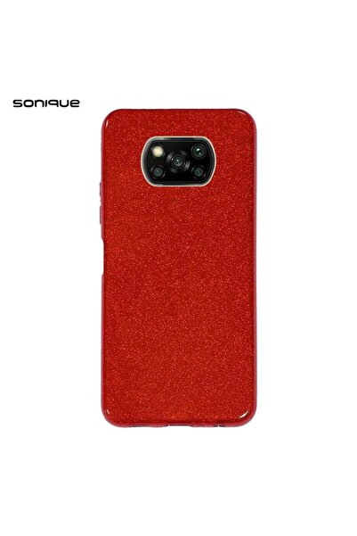 Sonique Θήκη Σιλικόνης Shiny Xiaomi Poco X3 NFC / Poco X3 Pro Κόκκινο