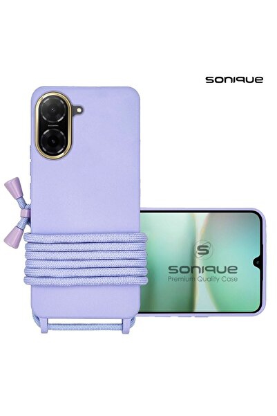 Sonique Θήκη Σιλικόνης με Κορδόνι CarryHang Xiaomi Redmi A5 4G (173.45mm) Λιλά