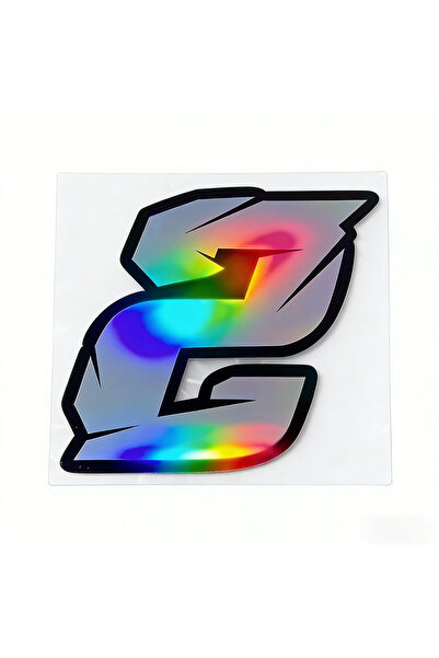 choice2 5cm 2 1PC Laser Number Motorcycle Stickers Waterproof Motorbike Fuel ...