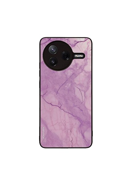Sonique Θήκη Marble Series για Xiaomi Poco F7 Pro 5G Βιολετί