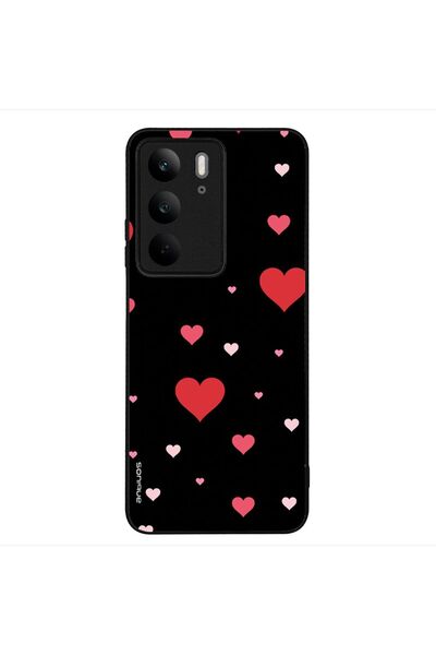 Sonique Θήκη Heart Series για Realme C75 4G Μαύρο
