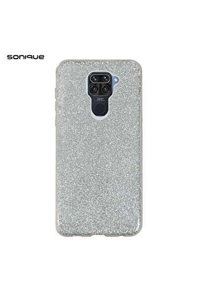 Sonique Θήκη Σιλικόνης Shiny Xiaomi Redmi Note 9 Ασημί