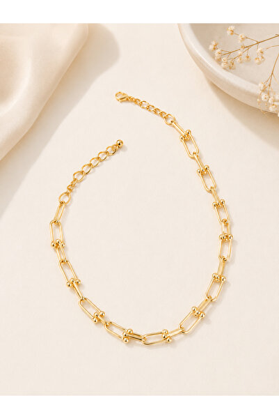 Archhazel Jewelery Unisex Model Gold Necklace