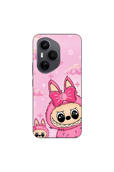 OEM Husa compatibila cu Honor 400 Pro Silicon Gel Tpu Model Labubu Pink Fantasy