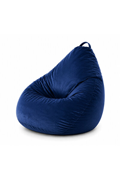 Geladi Fotoliu Bean Bag XXL tip para Kronos, 110x85x85 cm, Albastru, Umplutur...