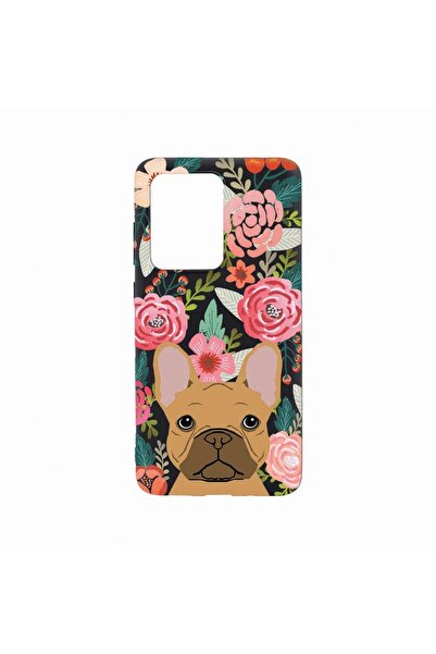 bestcase Силиконов калъф, съвместим с Xiaomi Redmi Note 11T Pro, Куче и цветя...