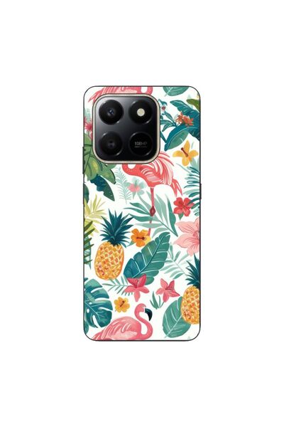 OEM Husa compatibila cu Honor X7d Silicon Gel Tpu Model Tropical Pattern