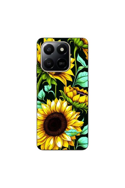 OEM Husa compatibila cu Honor X7d Silicon Gel Tpu Model Floarea Soarelui AI