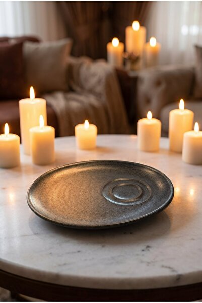 Bonna Porcelain Hornfels Ripple Serving Plate 20*17 Cm-Single Bottom-Without ...