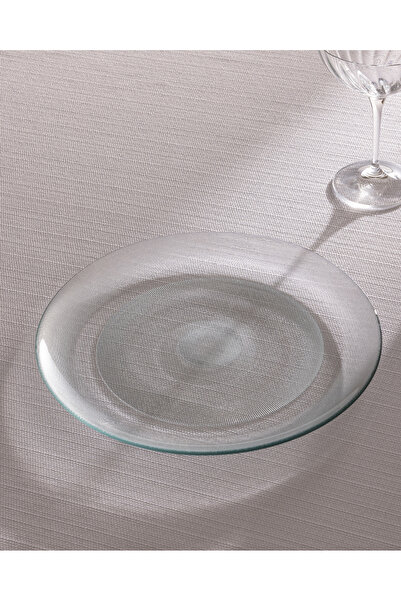 Madame Coco Aster Serving Plate - Transparent - 28 cm