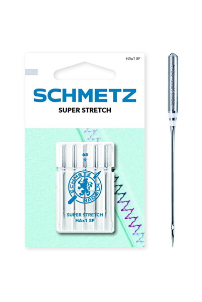 SCHMETZ Set 5 ace de cusut, materiale foarte elastice, finete 65, HAX1 SP VJS