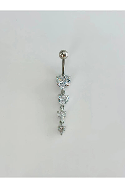 Genel Markalar Detaylı Sallantılı Göbek Piercing - Pg0137