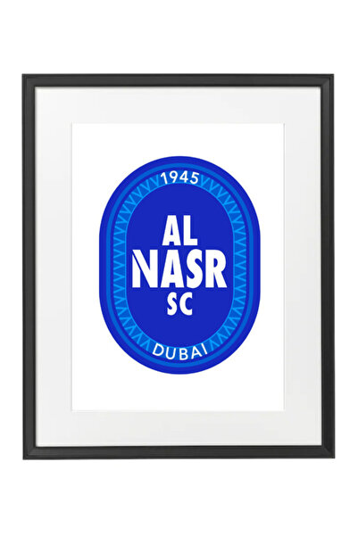 Boomah Accessories Al-Nasr SC, UAE Pro League , Soccer Gift , Poster with Fra...