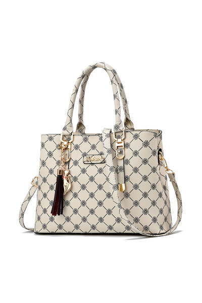 Danbaoly Women's Handbag 5 Colors, Classic Monogram Tote Bag, Large Capacity ...