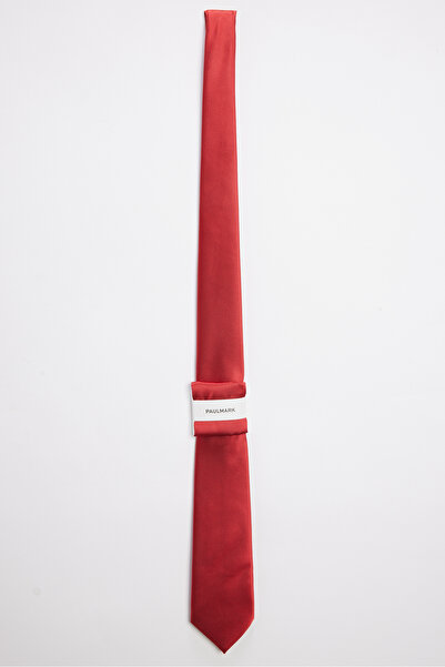 PAULMARK Men's Solid Color Classic Tie