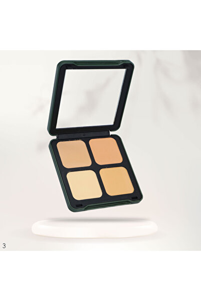 Moda Beauty بودرة وجه مضغوطة 3 الوان من مودا بيوتي
