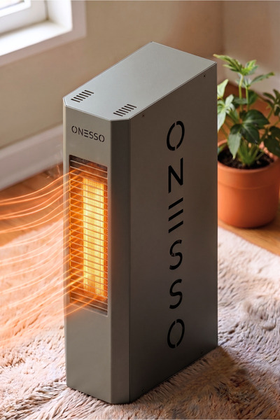 ONESSO PRO 4000W Sessiz Elektrikli Fanlı Isıtıcı - 3 Modlu Termostatlı (40m²'...