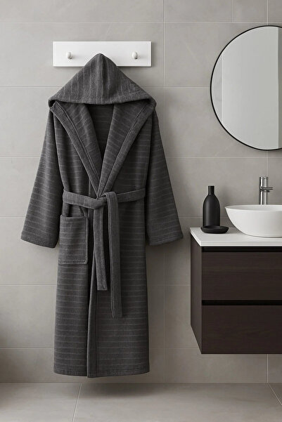 sternen glanz Nature Cotton Hooded Large Size Bathrobe