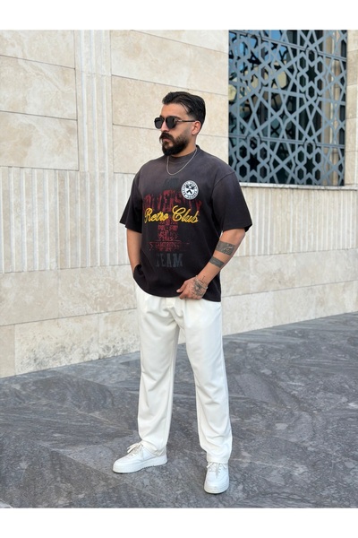 PEERLESS STORE تي شيرت تريكو مطبوع قابل للغسل