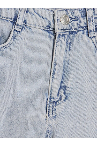 LC Waikiki Mavi Kız Çocuk Jean Şort