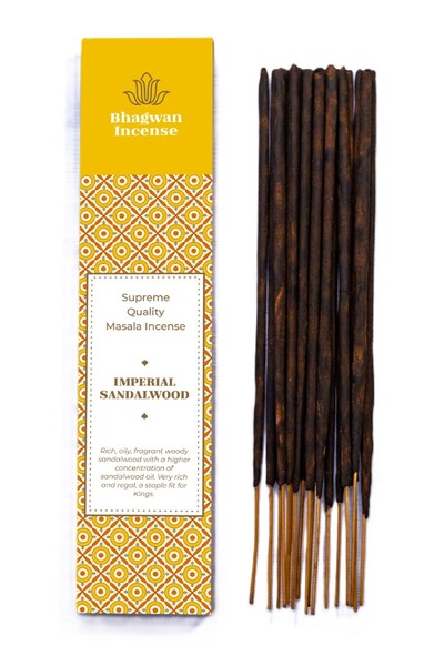 Bhagwan Incense Santal Imperial - bețișoare parfumate masala naturale premium...