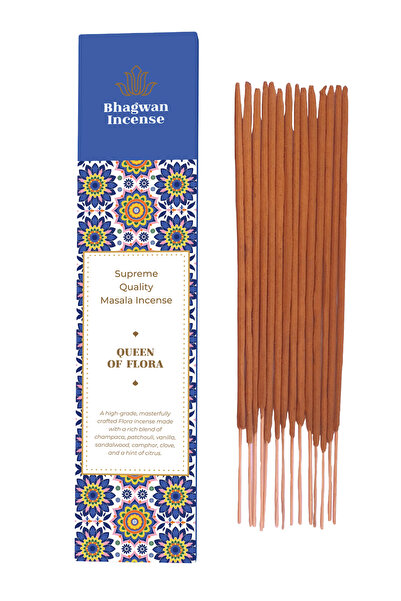 Bhagwan Incense Queen of Flora - bețișoare parfumate masala naturale premium,...