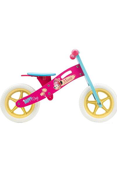 Pegas Bicicletă fără pedale din lemn, Seven-Minnie, Roz/Albastru