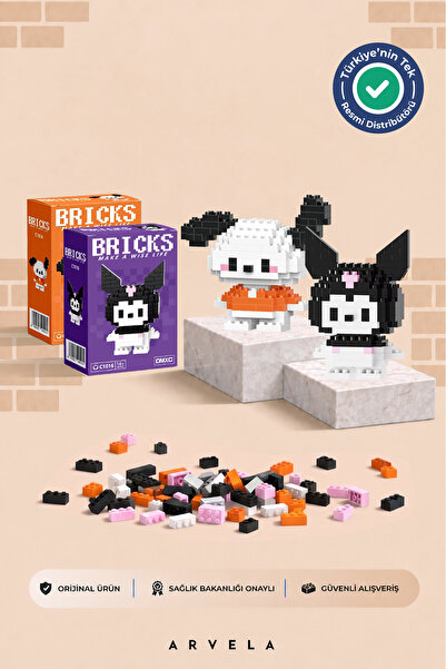 Arvela Pochacco & Kuromi Karakteri - Eğitici Oyuncak - Koleksiyon