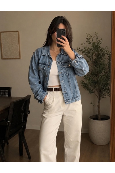 MODA NEVA STORE KOT CEKET OVERSİZE