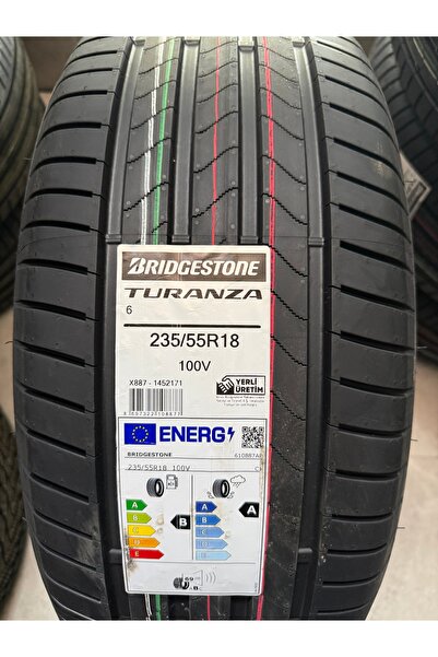 Bridgestone / 235/55R18 (TURANZA 6) 2026 YAZ LASTİĞİ (1 ADET FİYATIDIR. EN AZ...