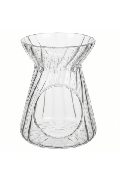 AKDC Crystal Twist Glass Aromatherapy Burner – 11 cm
