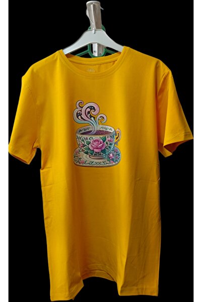 Ervo Reklam Special Design Coffee Cup Lycra T-Shirt
