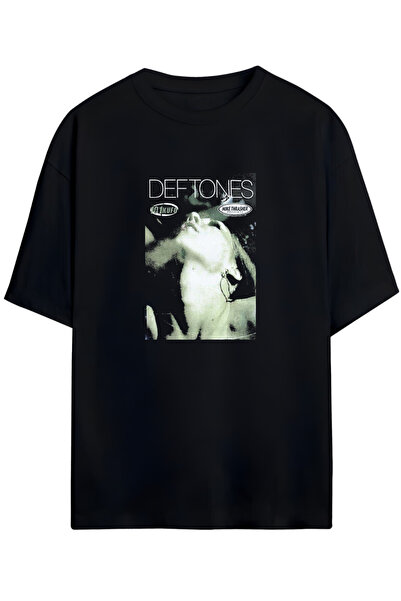 Grafftee Clothing Deftones Özel Tasarım Baskılı Premium Pamuklu Unisex Tişört