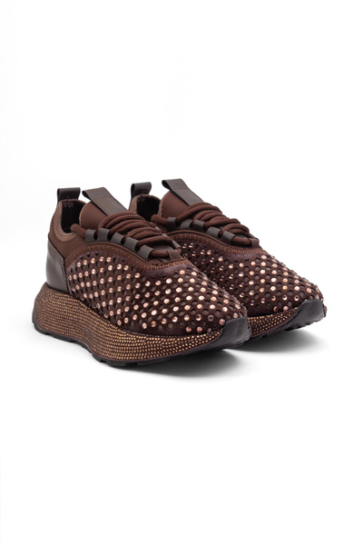Mamito Ayakkabı Ln 011-26 Stoned Lace-Up Sports Shoes