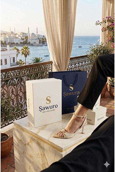 ŞAWURO Evening Dress Women's Shoes Heel Height 8 cm