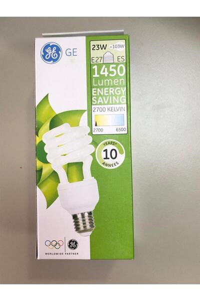 GENERAL 4 ADET ELK TASARRUFLU LAMBA 23W=103W 1450 LÜMEN 2700KELVİN SARI
